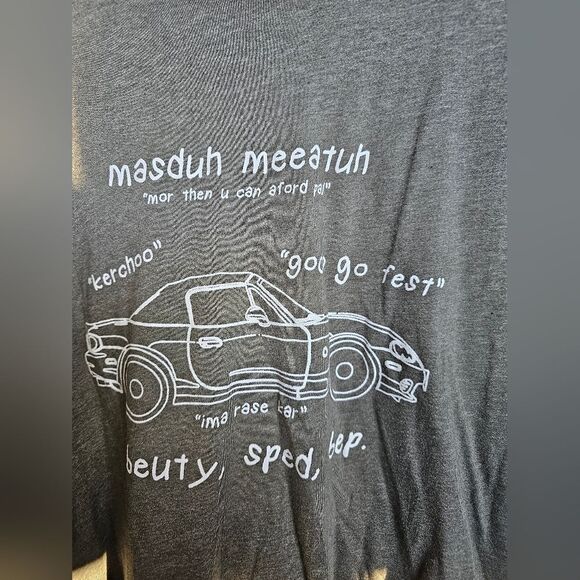 T-shirt men Gray size 3xl car speedup 051 - Picture 1 of 4